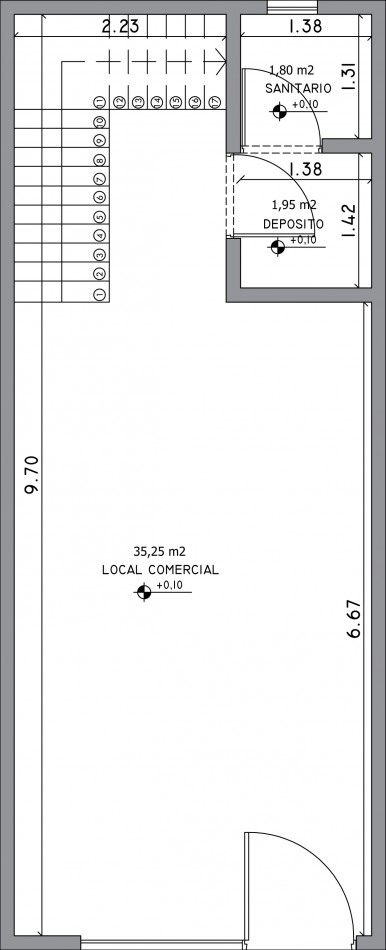 VENDE LOCAL A ESTRENAR 70M²