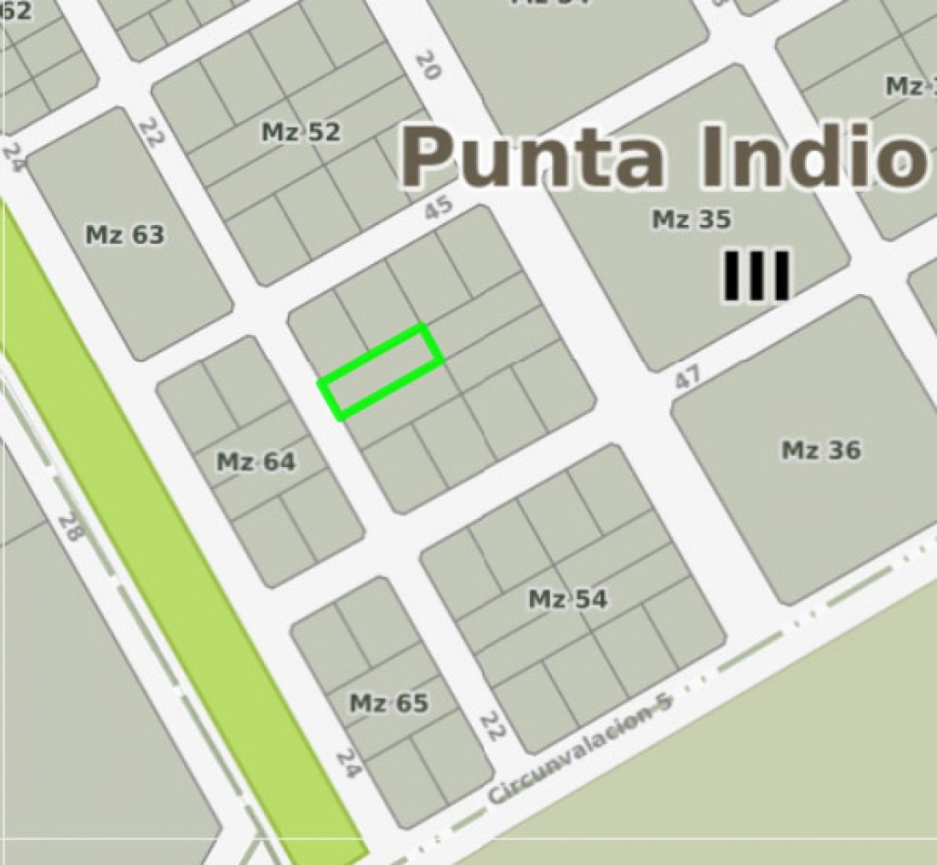 VENDE LOTE VERONICA 1200M² T-811