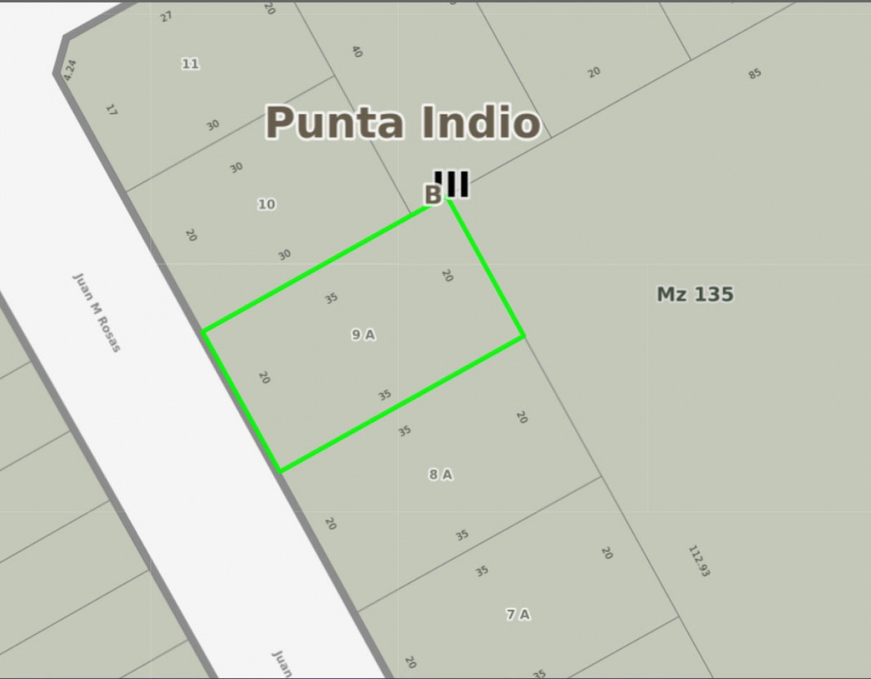 VENTA LOTE 700M² OPORTUNIDAD  - VERONICA - T-815
